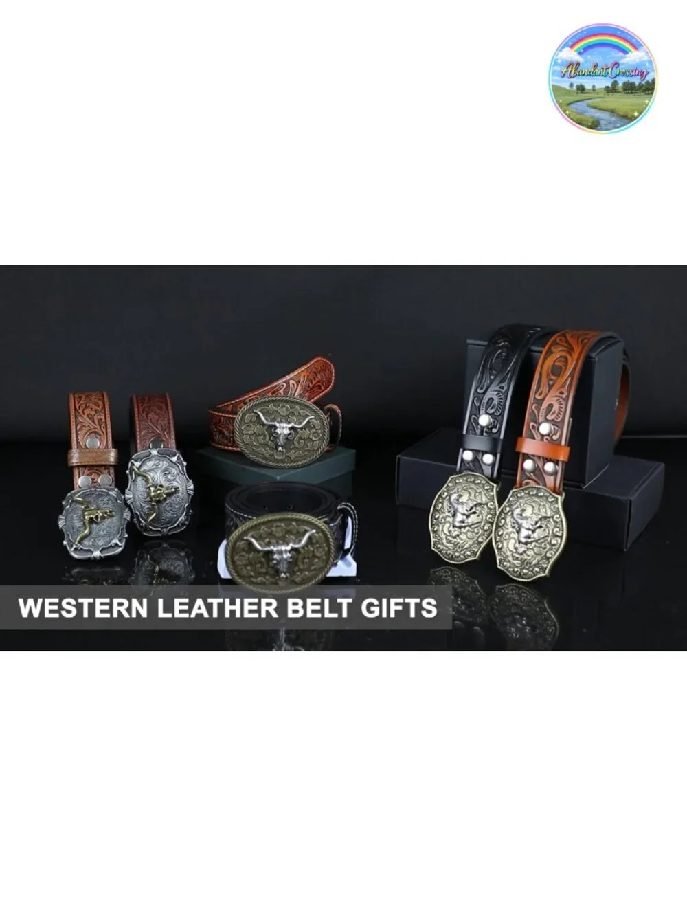 N/A western leather
